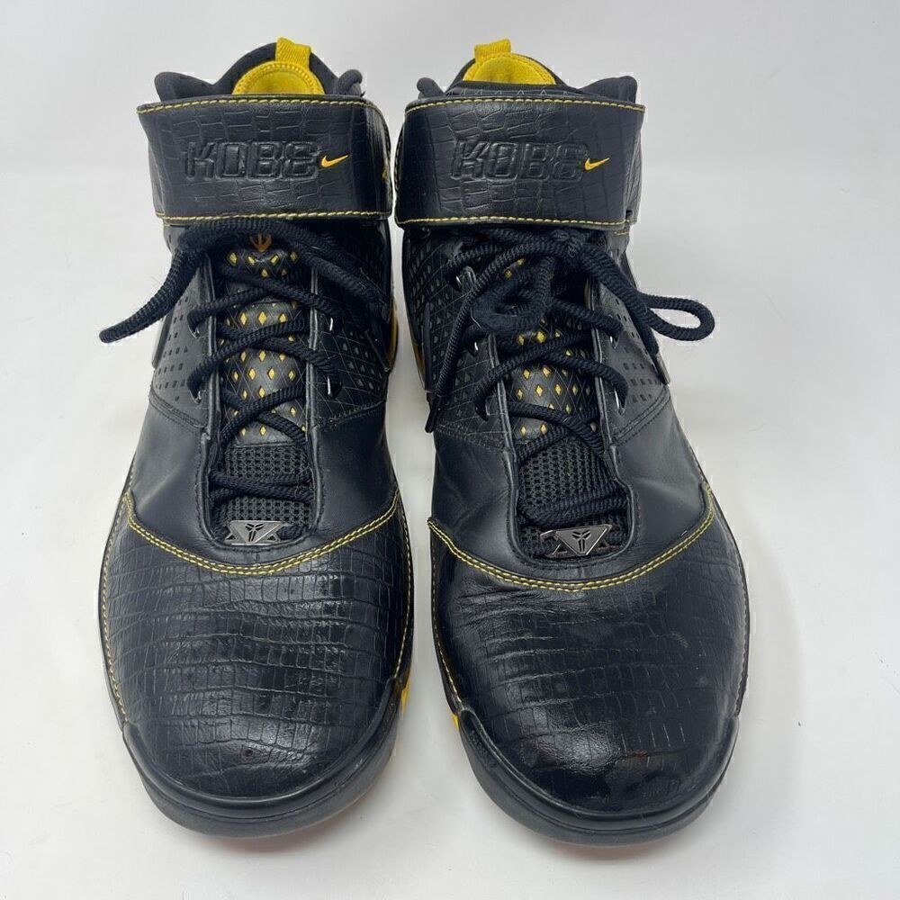 Nike Black Mamba Yellow Trainers Zoom Kobe 2 OG Carpe Diem Shoes Size 13
